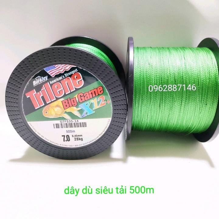 Dây dù câu cá triline 500m tàng hình siêu khỏe