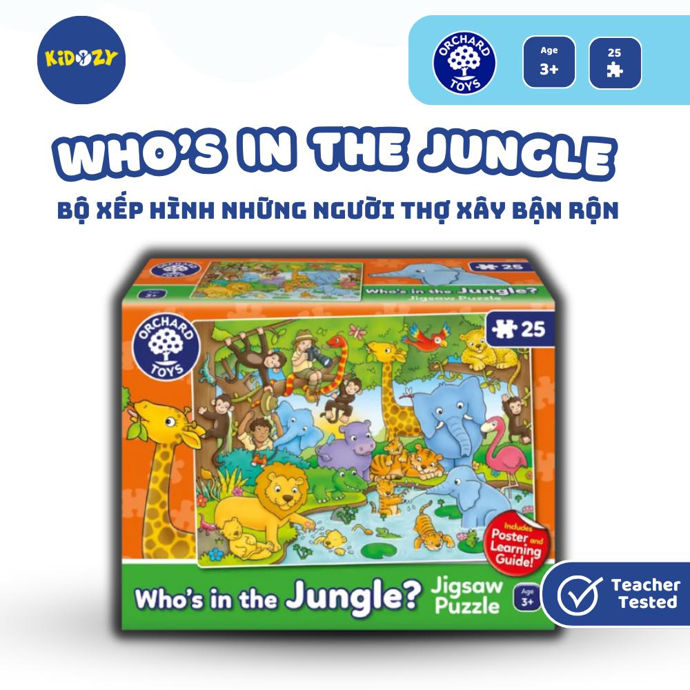 Bộ xếp hình Who's in the Jungle? - Orchard Toys giúp trẻ phát triển kiến thức và kỹ năng quan sát