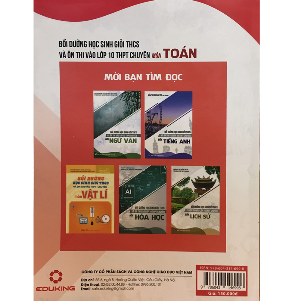 Bồi Dưỡng Học Sinh Giỏi THCS Và Ôn Thi Vào Lớp 10 THPT Chuyên Môn Toán
