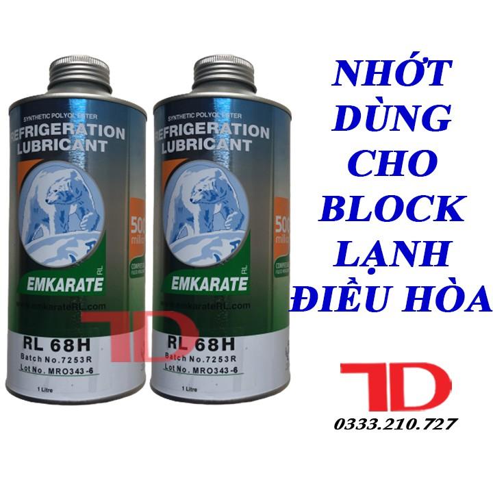 COMBO 2 Dầu gấu Emkarate RL68H dùng cho block lạnh xe ô tô