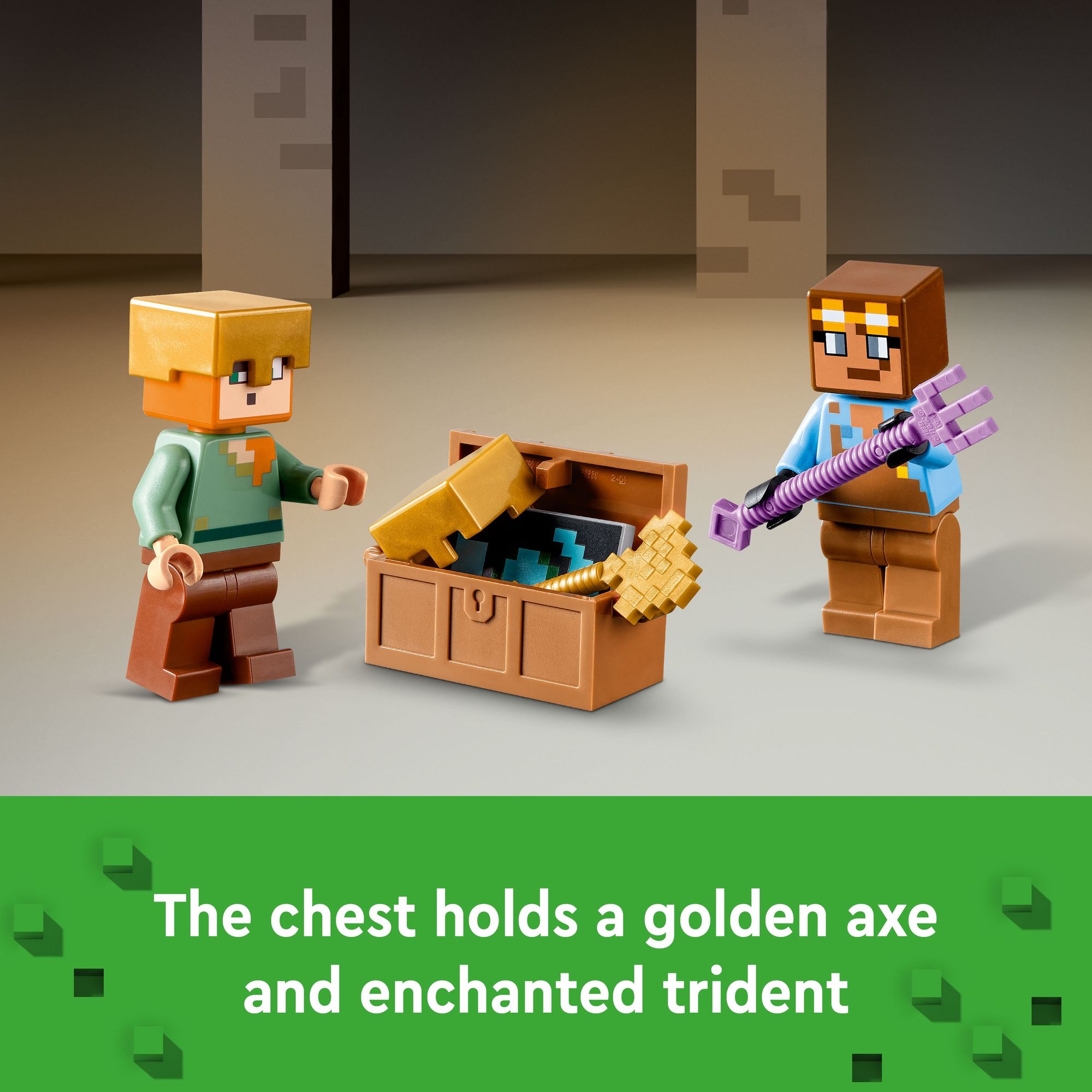 LEGO MINECRAFT 21252 Đồ chơi lắp ráp Kho chế tạo trang bị (203 chi tiết)