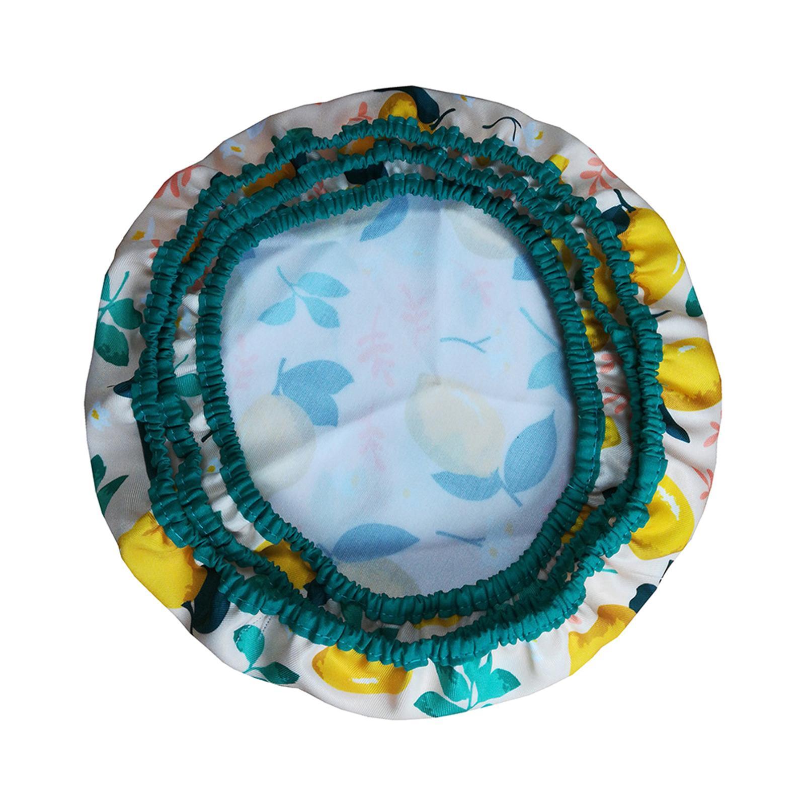 3Pcs Food Bowl Cover Stretch Lids Wrap Bowl Covers Food Storage Bowl Cover