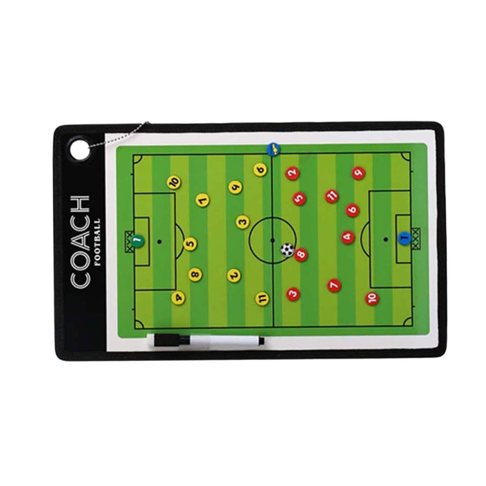 Double Sided Coaches Board Basketball Soccer Strategy Board Training Aid