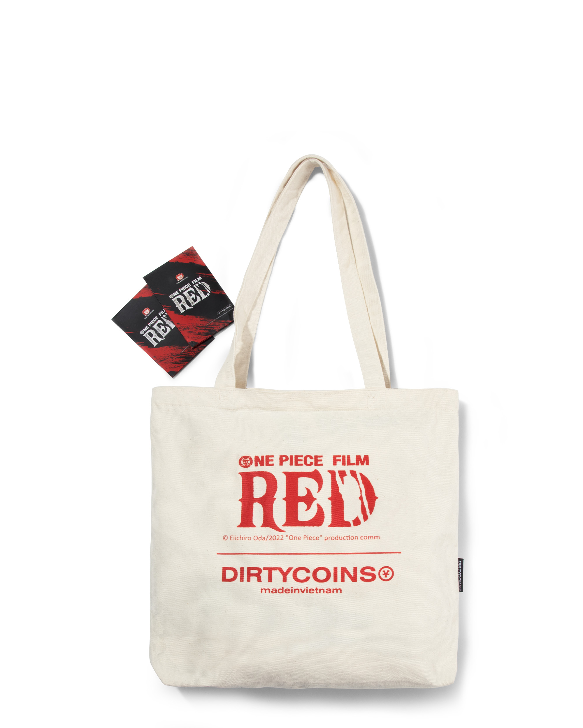 Túi DirtyCoins x One Piece Film: Red Tote Bag - Cream