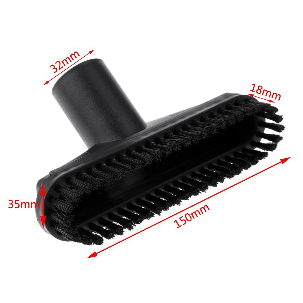 Set 2-piece 32mm/1.25" Detachable Vacuum Bristle Dust Brush Power Nozzle