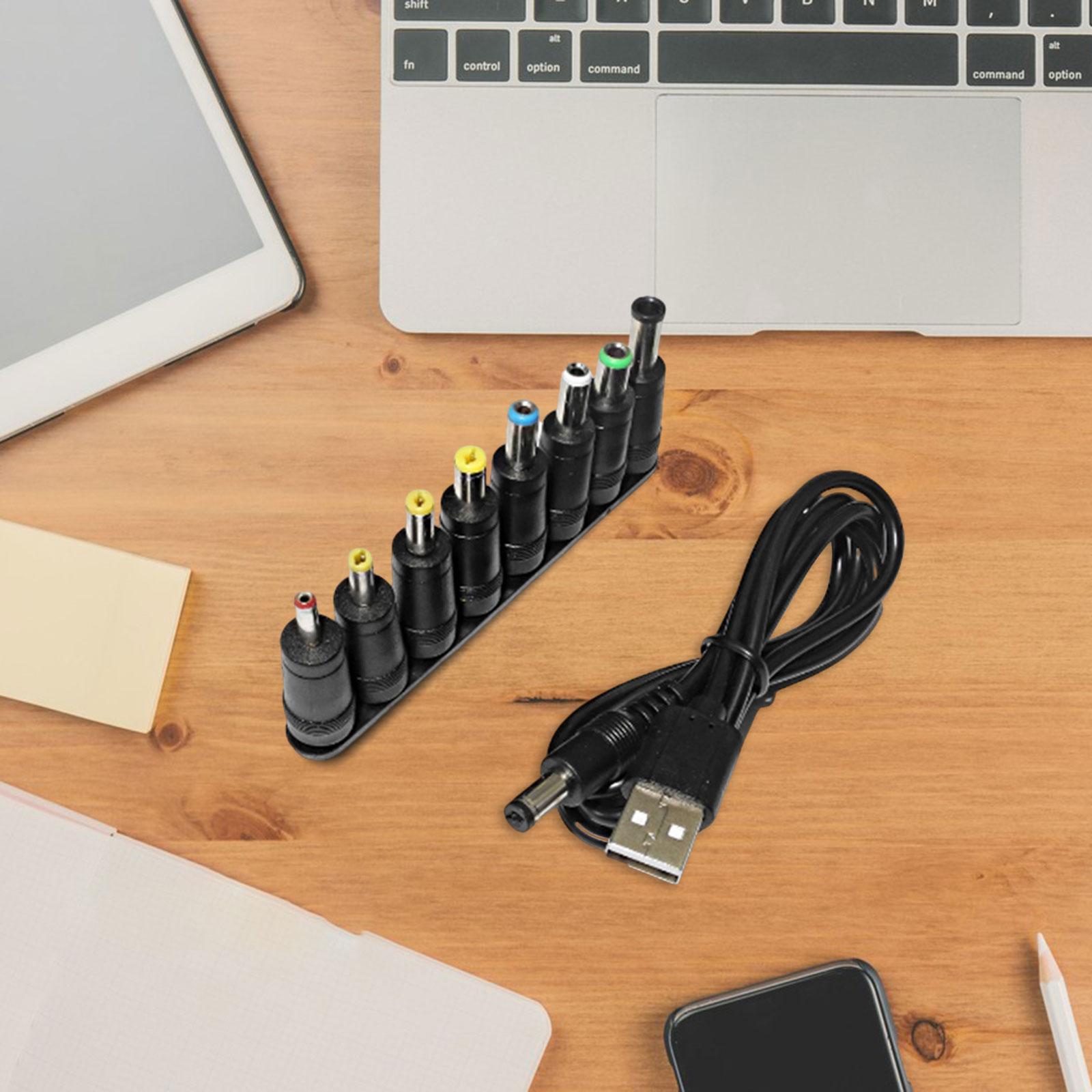 Laptop DC Power Adapter 5.5 x 2.1mm Female Bases Power Adapter Tips Connector