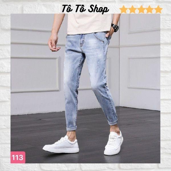 Quần Bò Nam Mẫu Mới Chất Liệu Denim Cao Cấp Thời Trang Chuẩn Hàng Shop Tô Tồ Shop - QJN75