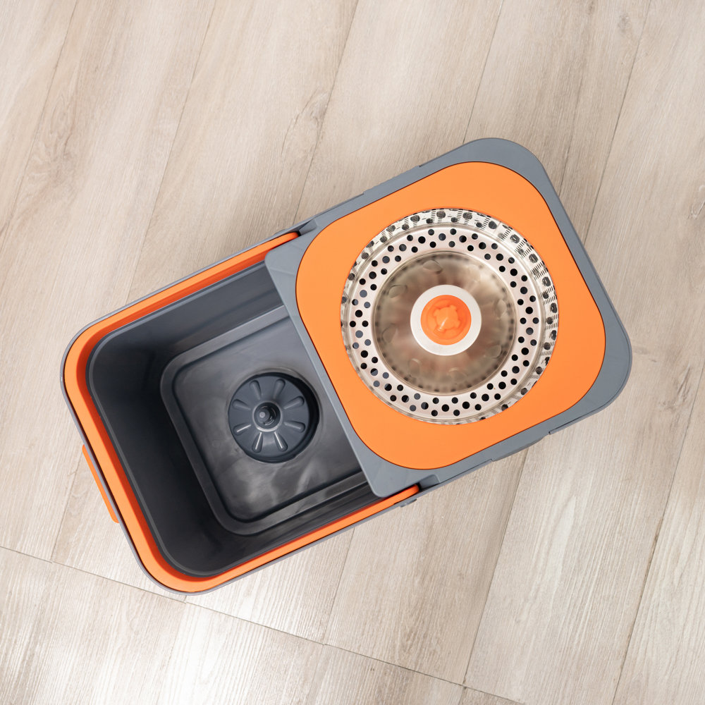 Bộ cây lau nhà xoay 360 độ Kalpen G5 tặng kèm 2 bông lau - Hàng chính hãng