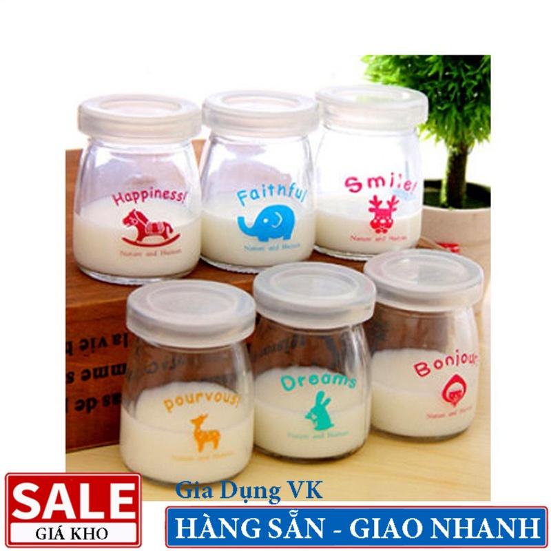 Bộ 12 Hũ Thủy Tinh Làm Sữa Chua 100ml