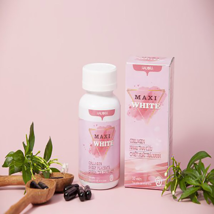 Viên Uống Trắng Da Collagen Maxi White Hauora