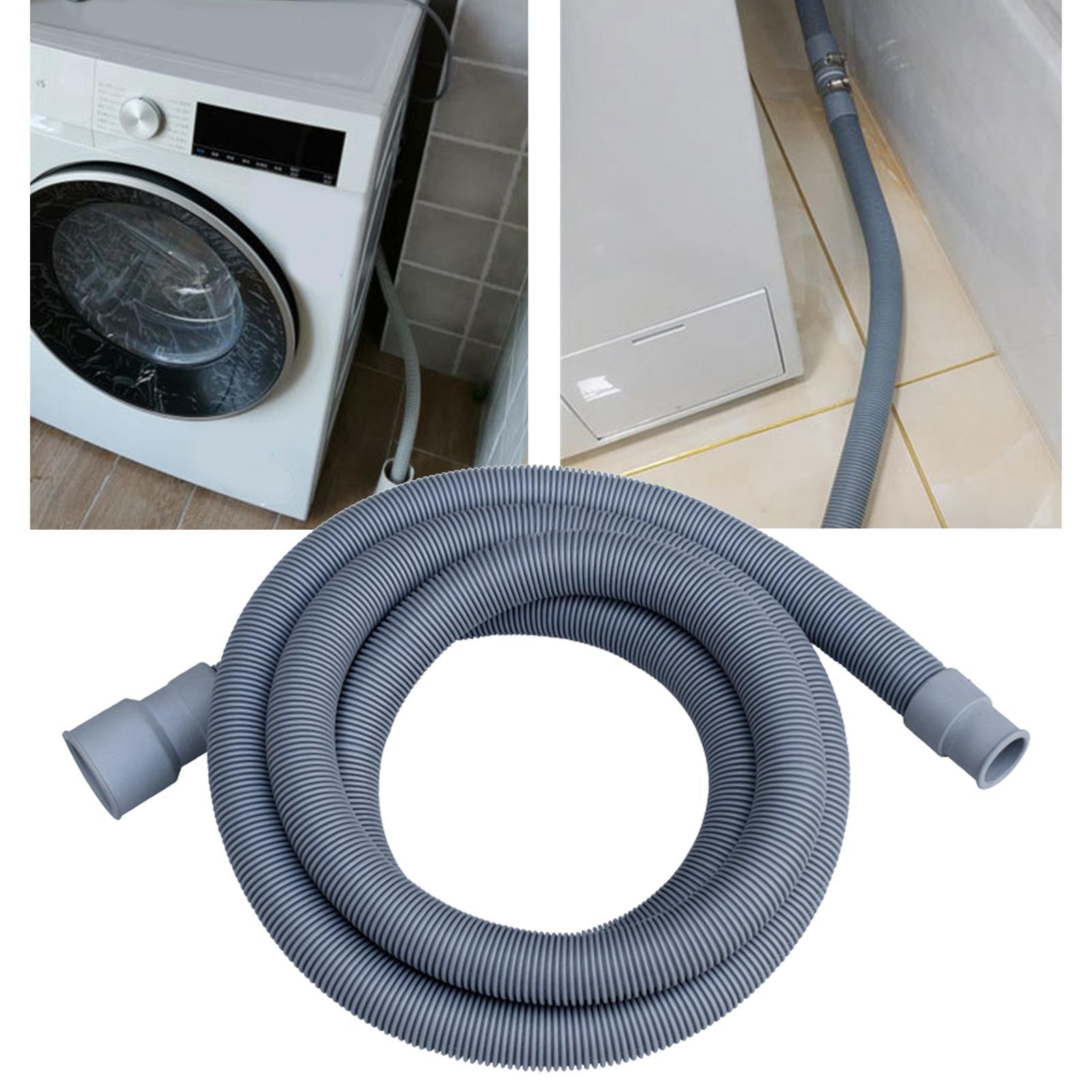 Washing Machine Drain Hose Flexible Universal Fit Replacement Accessory 1m