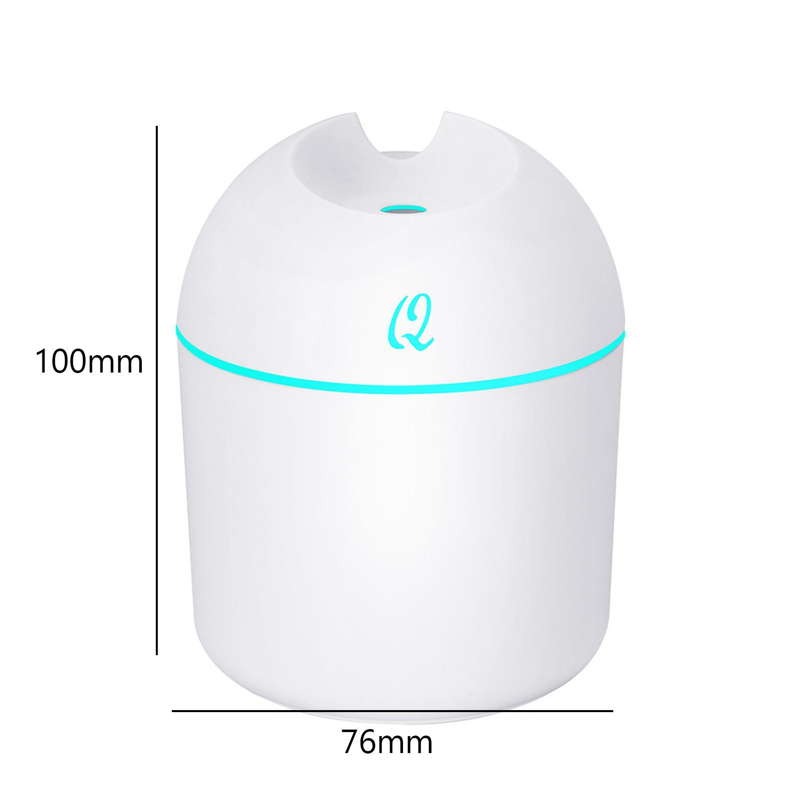 220ml Portable Mist Humidifier with USB Cable Auto Shut Off for Room Desk Office