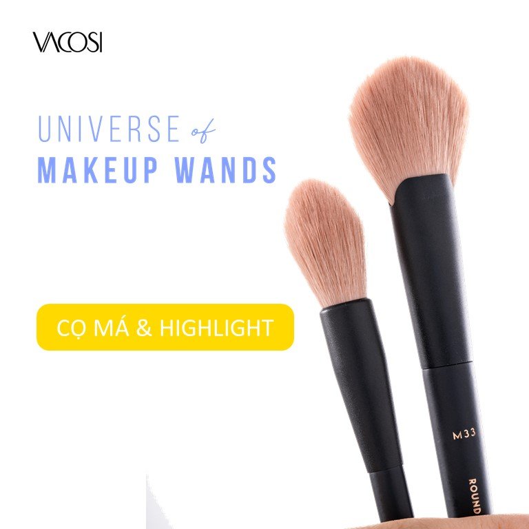 Cọ má &amp; highlight VACOSI - M33-Y24