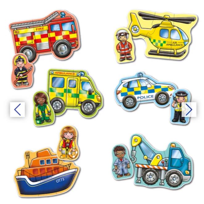 Bộ xếp hình Rescue Squad - Orchard Toys giúp trẻ phát triển khả năng quan sát và linh hoạt não bộ