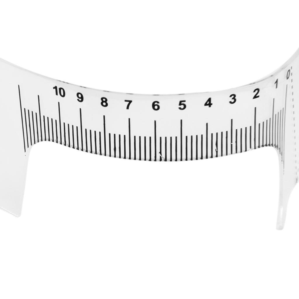 3-4pack UPDATED Eyebrow Grooming Stencil Shaper Ruler Measure Tool Makeup