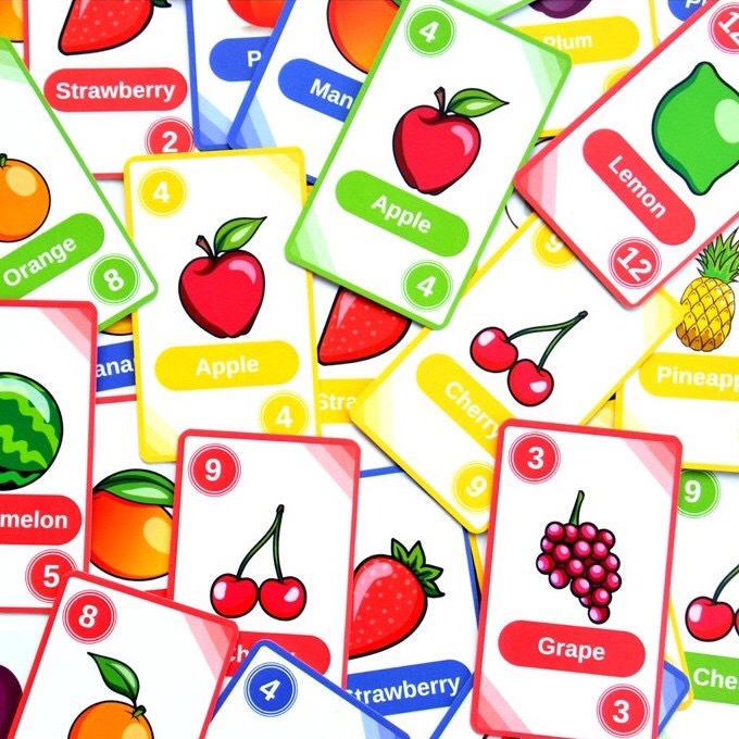 Go fish game &quot;Fruits&quot;