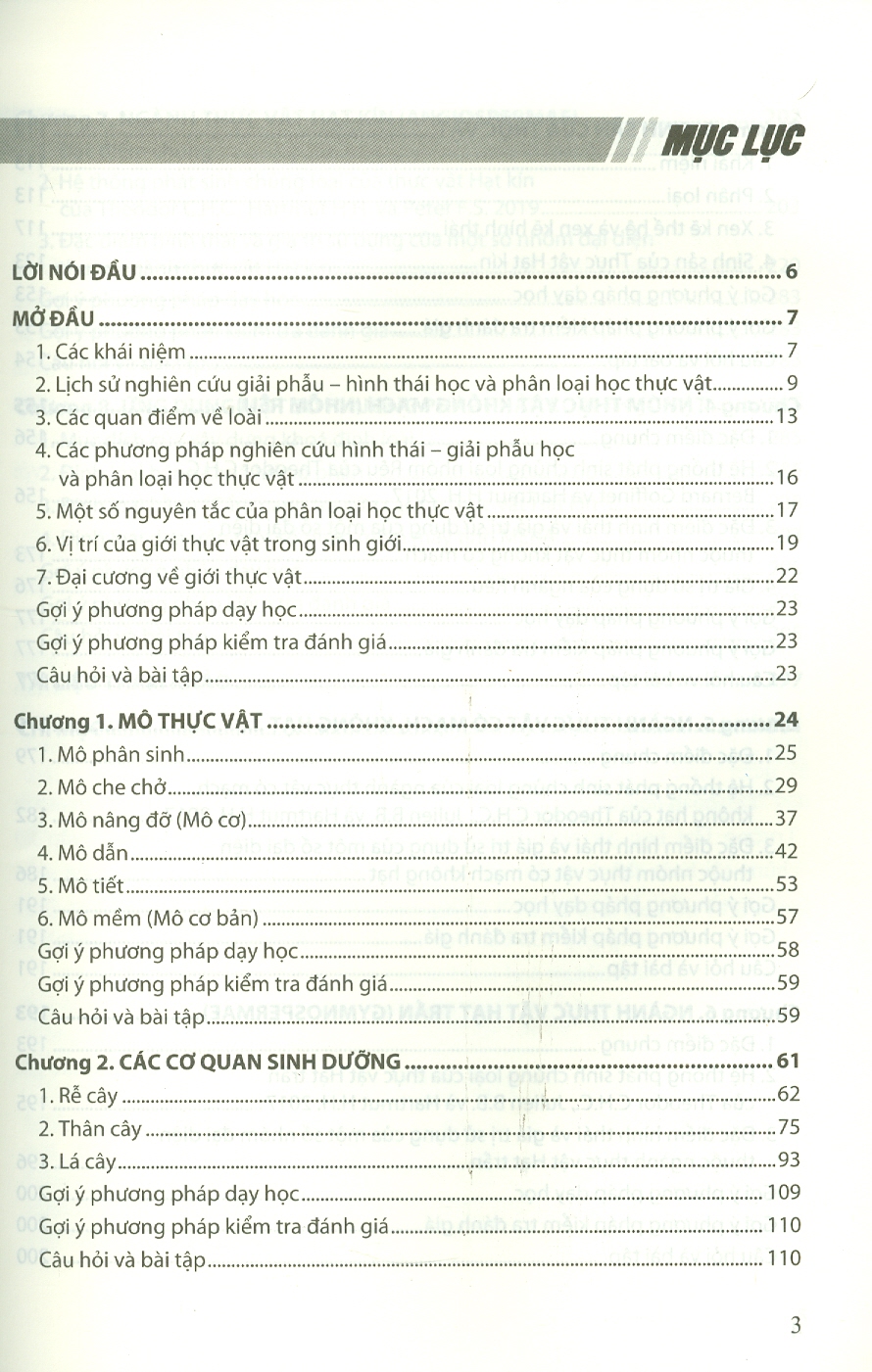 Giáo Trình Thực Vật Học - Trần Văn Ba, Nguyễn Thị Hồng Liên, Bùi Thu Hà (Đồng Chủ biên) - Nxb ĐHSP
