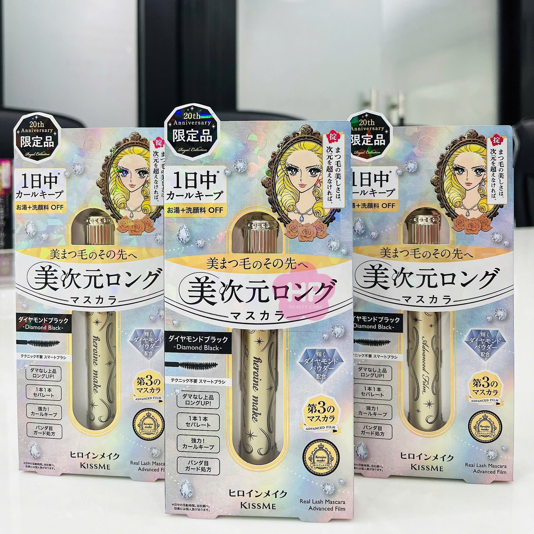Mascara Màng Film Chuốt Cong Và Dài Mi Bản Cải Tiến Màu Đen Phiên Bản Giới Hạn Kissme Heroine Make Real Lash Mascara Advanced Film 6 G