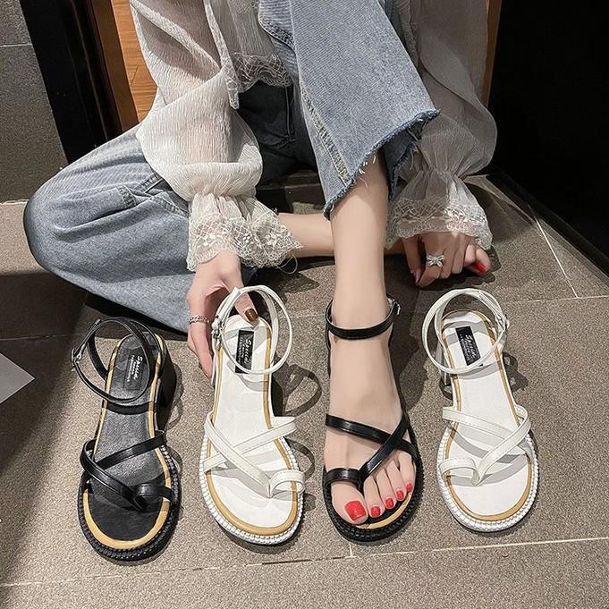 Xăng đan Cao Gót Kiểu Hàn Quốc Thiết Kế Xinh Xắn Cho Nữ