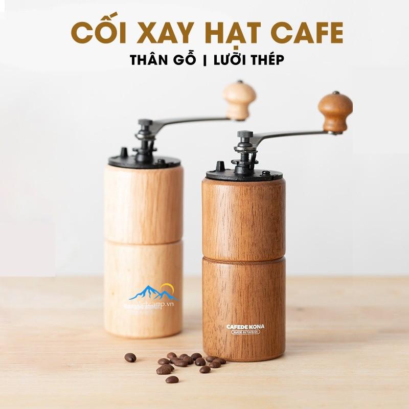 Cối xay hạt cafe Thân gỗ lưỡi thép