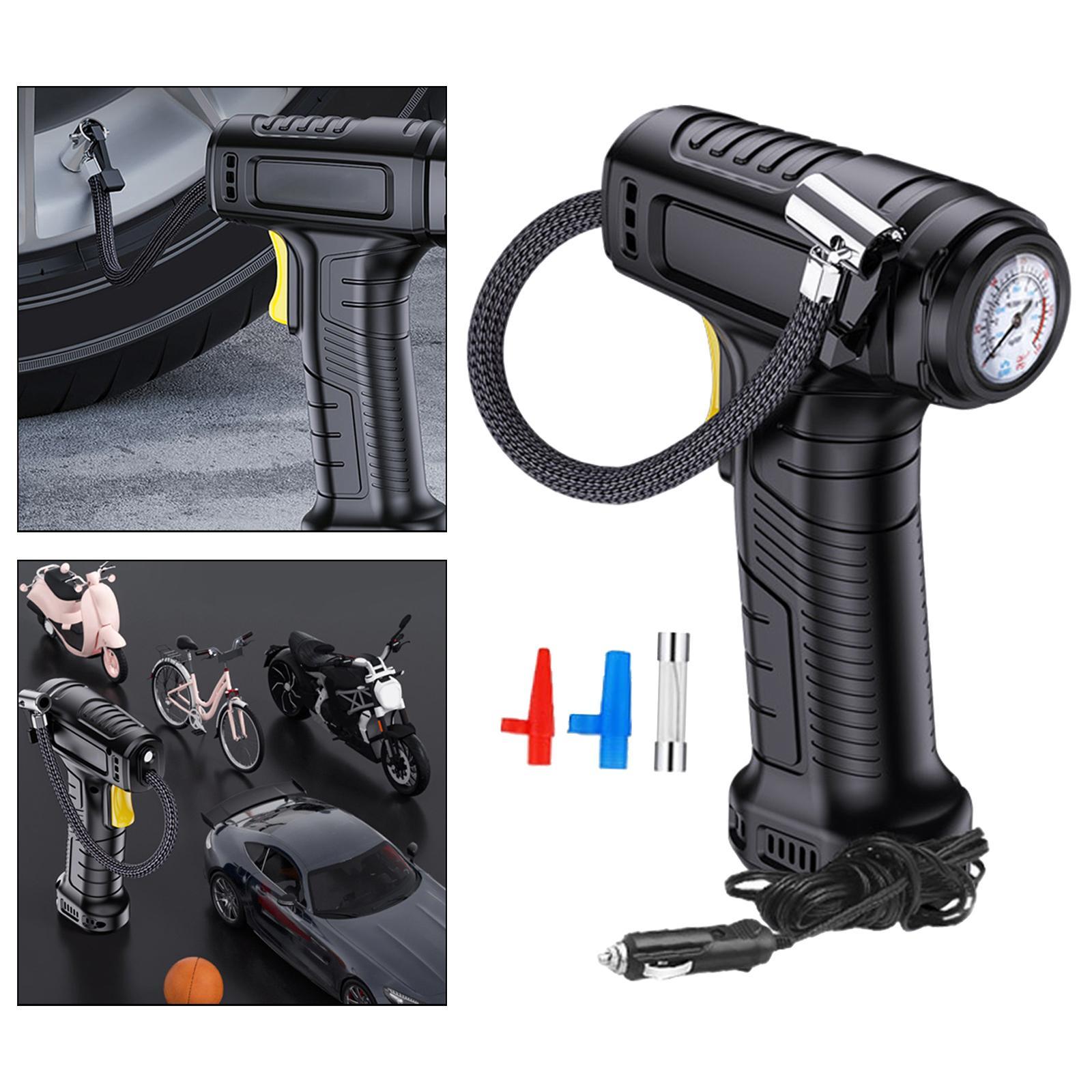 Tire Air Pump Compact Vehicles Inflatable Pump for Bicycles Truck Balls Pointer