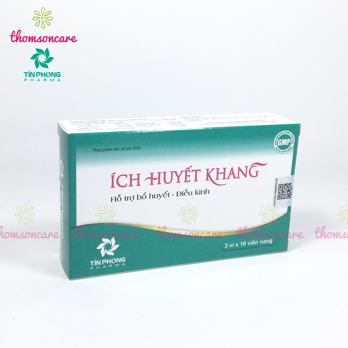 Ích Huyết Khang - Hỗ trợ giảm rối loạn, điều hòa kinh nguyệt từ cao íchh mẫu, ngải cứu và thảo dược