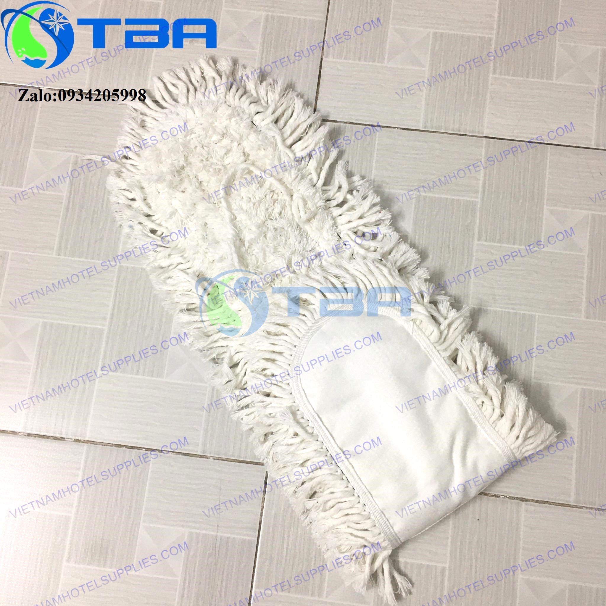 Tấm lau thay thế bản 80cm sợi cotton màu trắng chất lượng cao