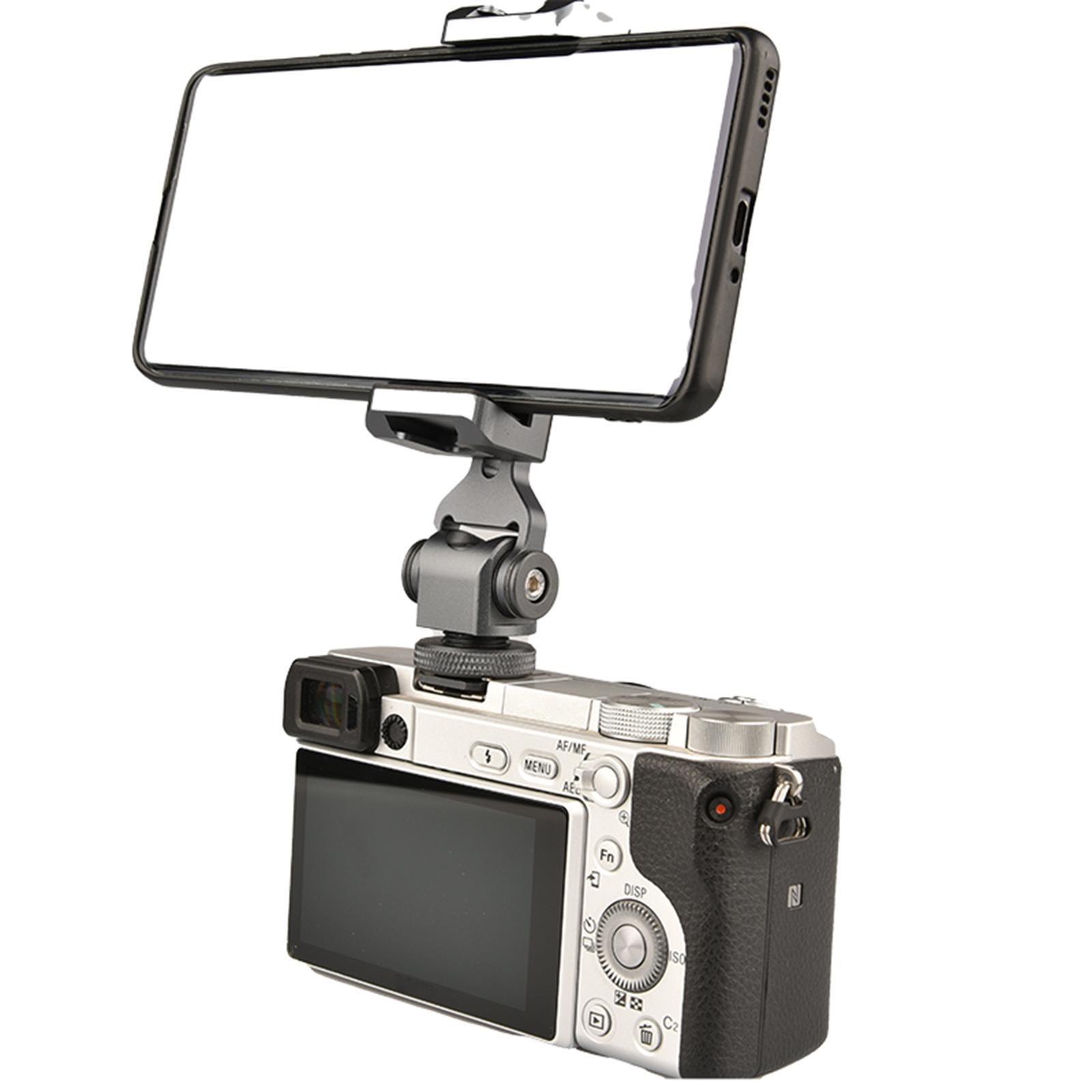 Phone Tripod Mount Adapter W Cold Shoe Mount Flexible Wide Compatibility High Performance