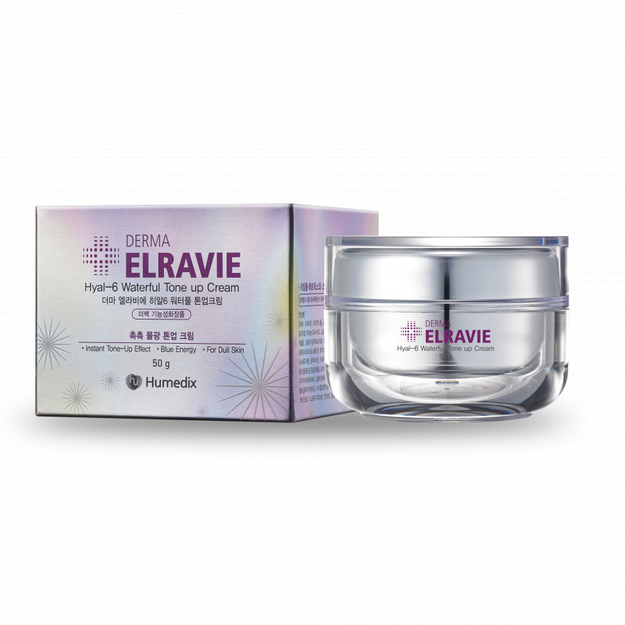 Kem Nâng Tone Da Elravie Hyal-6 Waterful Tone Up Cream 50ml