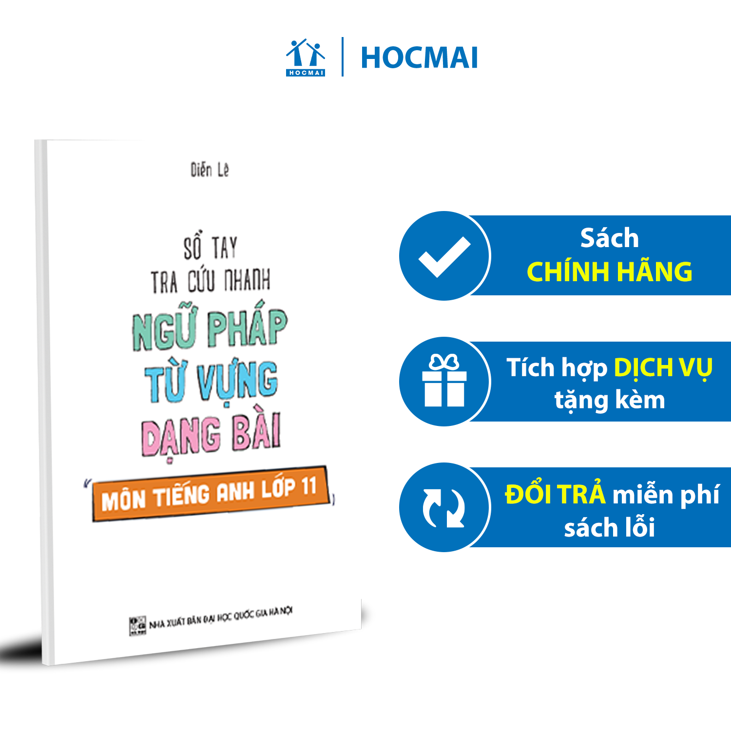 Sổ tay tra cứu nhanh ngữ pháp từ vựng dạng bài môn Tiếng Anh lớp 11