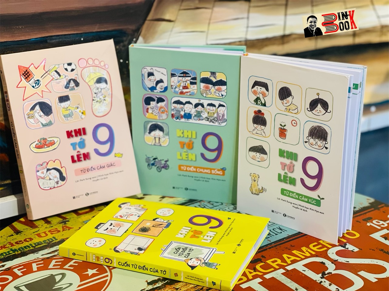 KHI TỚ LÊN 9 – TỪ ĐIỂN CHUNG SỐNG, TỪ ĐIỂN CẢM XÚC, TỪ ĐIỂN CẢM GIÁC, CUỐN TỪ ĐIỂN CỦA TỚ - Park Sung-woo – Huyền Lê dịch - Thái Hà – NXB Hà Nội