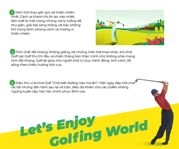 SÁCH HƯỚNG DẪN CHƠI GOLF "Love golf - Love life"