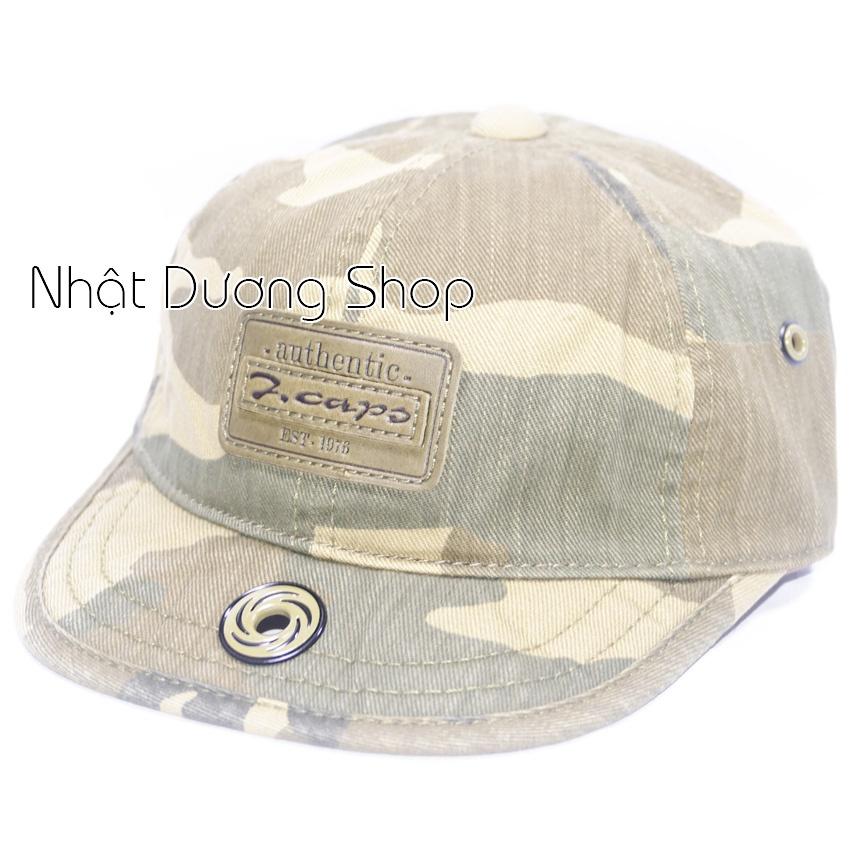 Nón kết mỏ mềm trẻ em từ 1-3 tuổi logo 7 đóng SÒ TO ở kết và đóng 3 sò - Chất liệu vải Kaki xịn sò oát mềm, sang trọng