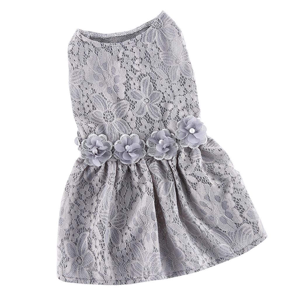 Cute Lovely Dog Puppy Summer Dress Pet Princess Dress For Small Dog Puppy XS