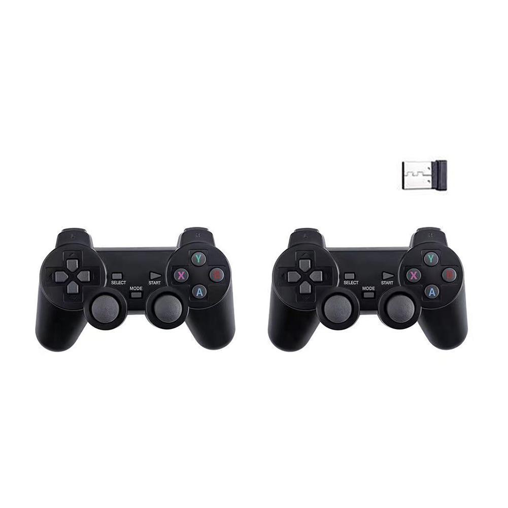 M8 Retro Game Stick 4k 10000 Trò chơi Máy chơi game cầm tay Bộ điều khiển không dây đôi 2.4G Máy chơi game cầm tay cho PS1/MAME Màu sắc: Chỉ có 2 tay cầm