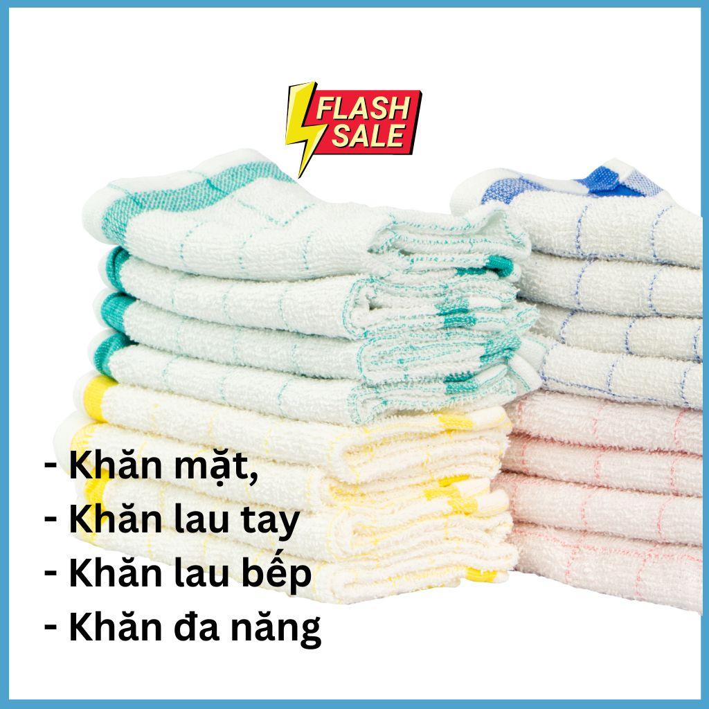Khăn lau bếp HÀNG XUẤT NHẬT 100% Cotton Siêu Thấm hút