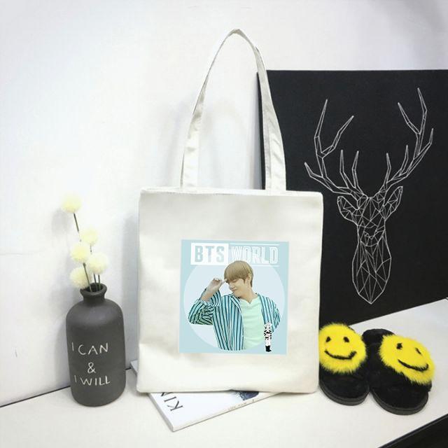 Túi tote V BTS túi vải Kpop