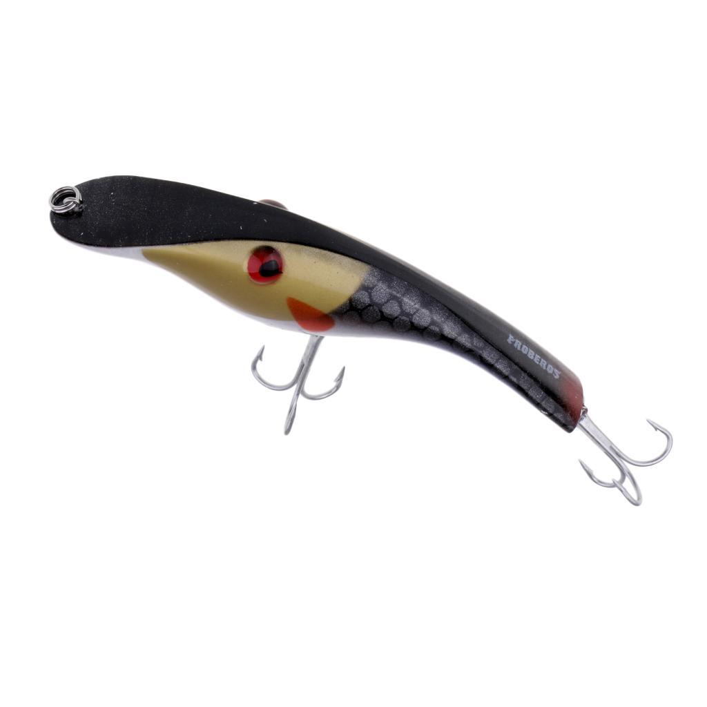 Fishing Pencil Bait Fishing lure bait Hard bait Crankbait 3D Fish Weever Catfish Hook 1/0#