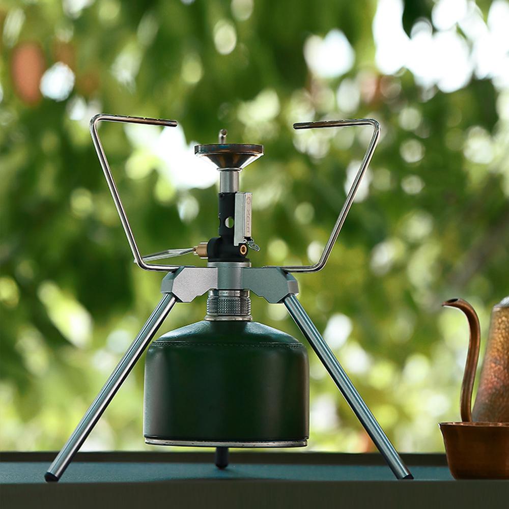 Giá đỡ bình gas bếp lò di động 3 chân chống trượt tốt dành cho picnic, cắm trại