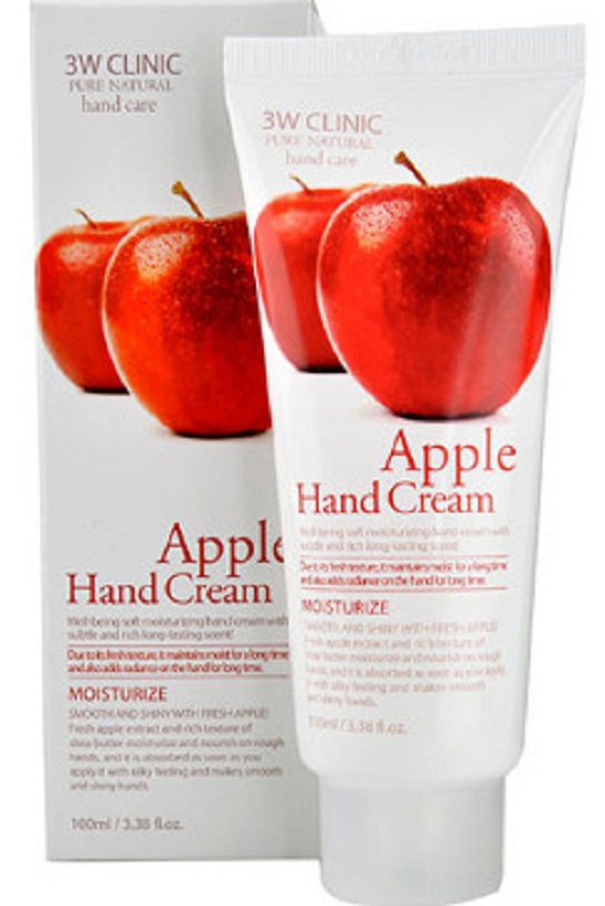 Kem dưỡng tay chiết xuất táo 3W CLINIC Apple Hand Cream 100ML