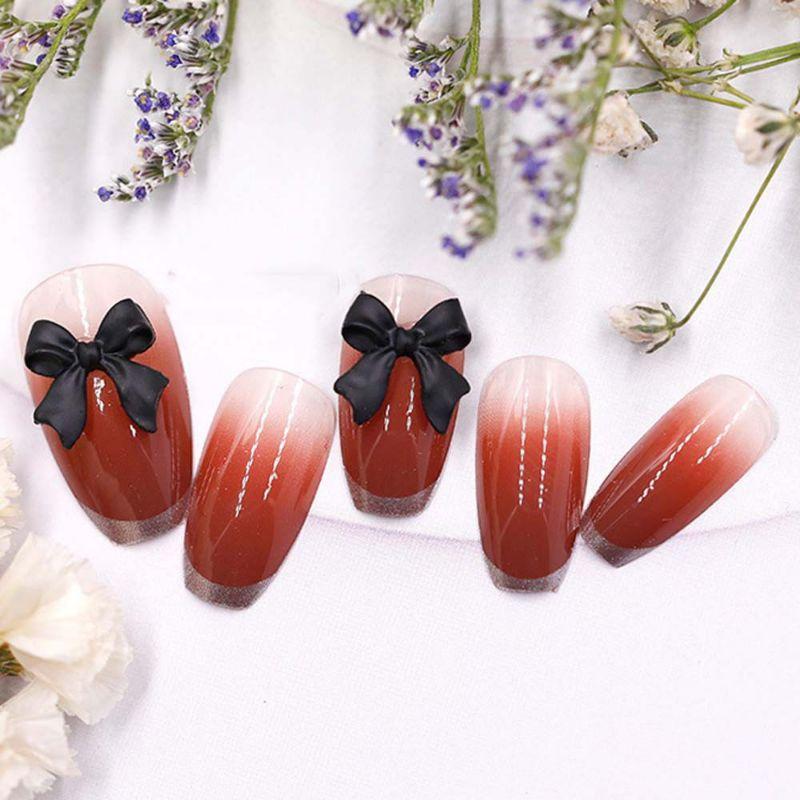 Charm nơ nơ trang trí móng, phụ kiện trang trí nail