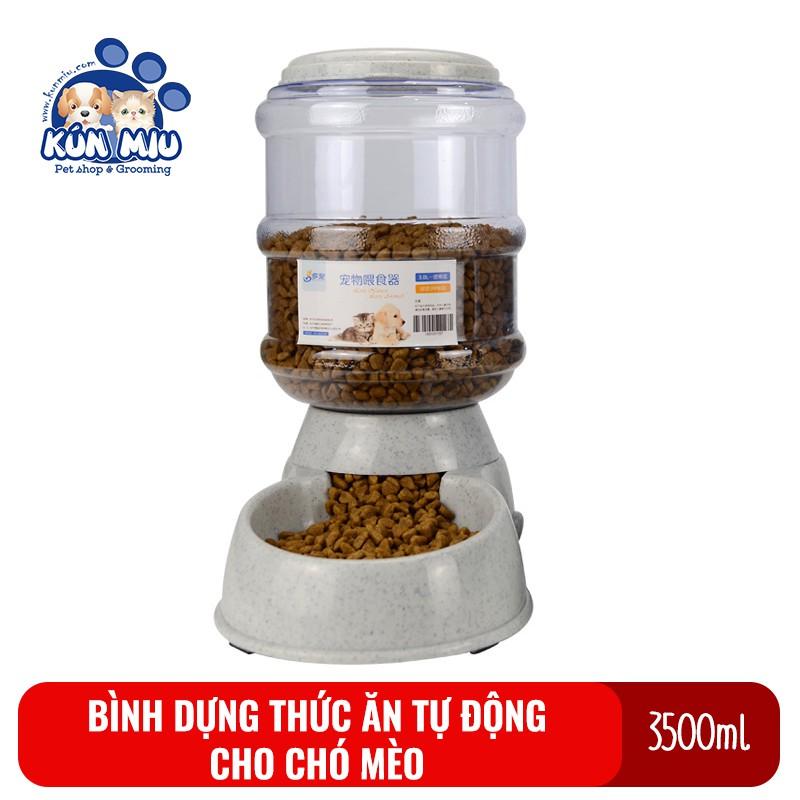 Bình đựng thức ăn tự động cho chó mèo 3500ml Diil LS 152 Kún Miu