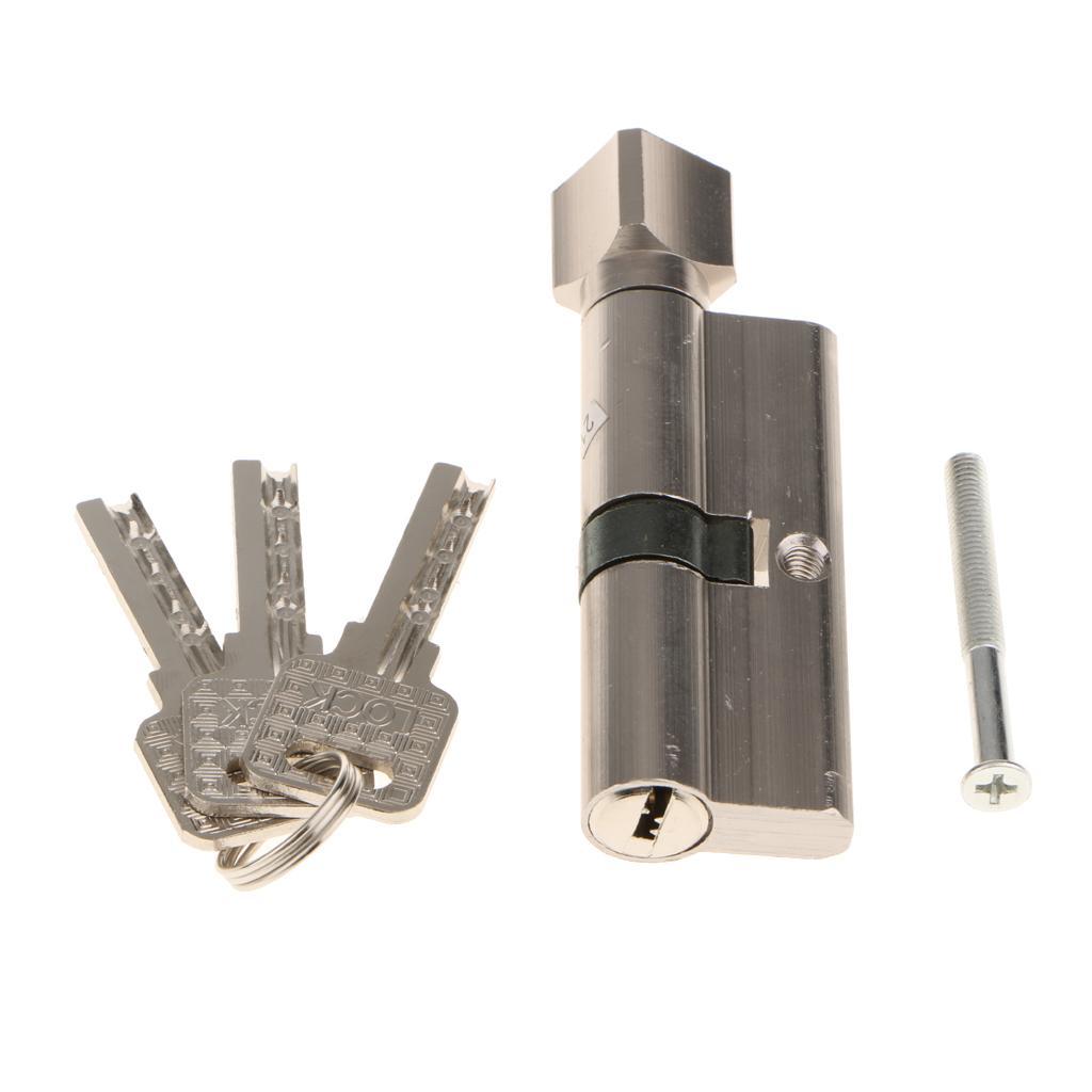 Home  Aluminum Anti-  Door Lock Core Cylinder +