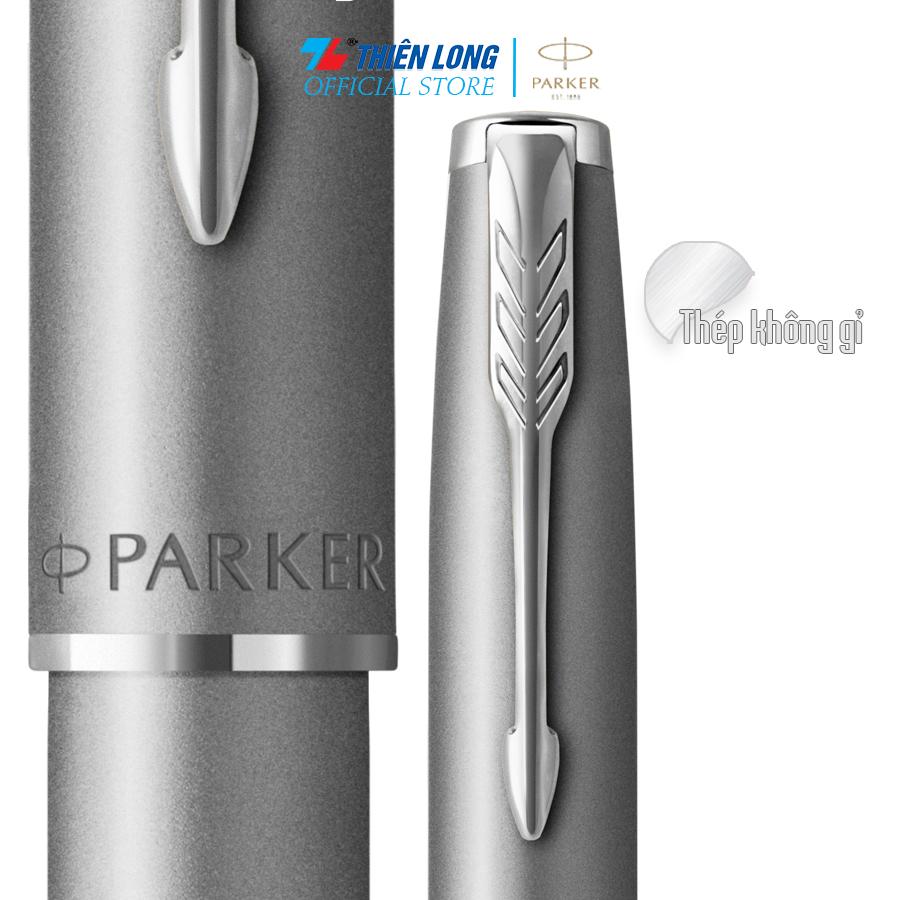 Bút lông bi cao cấp Parker SON X-SB Steel CT TB-2146879 - Thép không gỉ