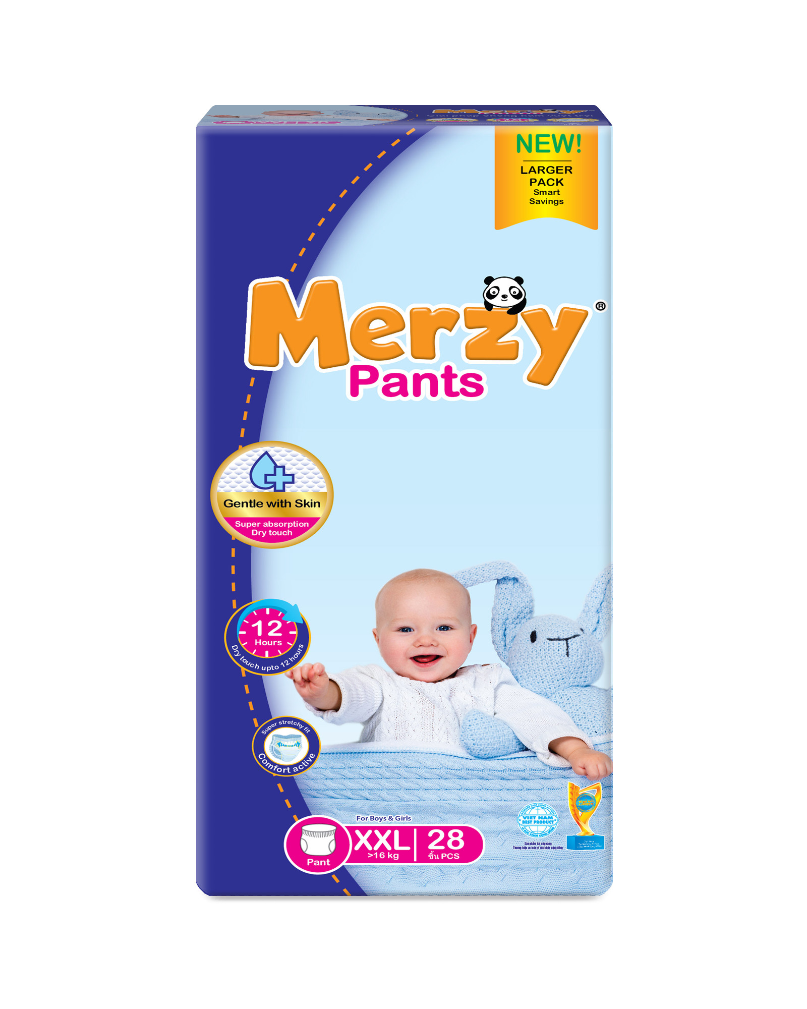 Tã Quần Merzy gói đại XXL28 (28 miếng)