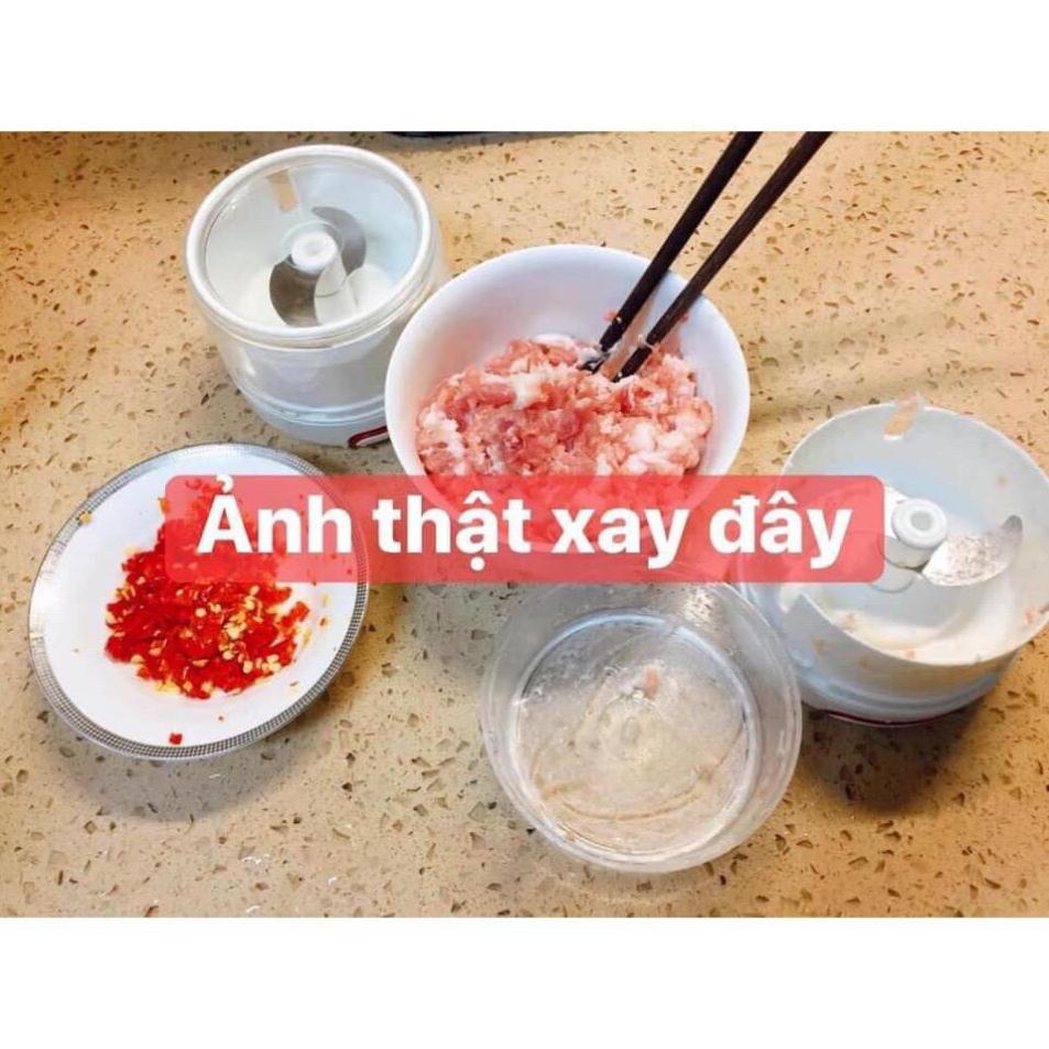 Xay tỏi ớt mini kéo tay Mini Food Chopper, máy xay thịt thực phẩm 588