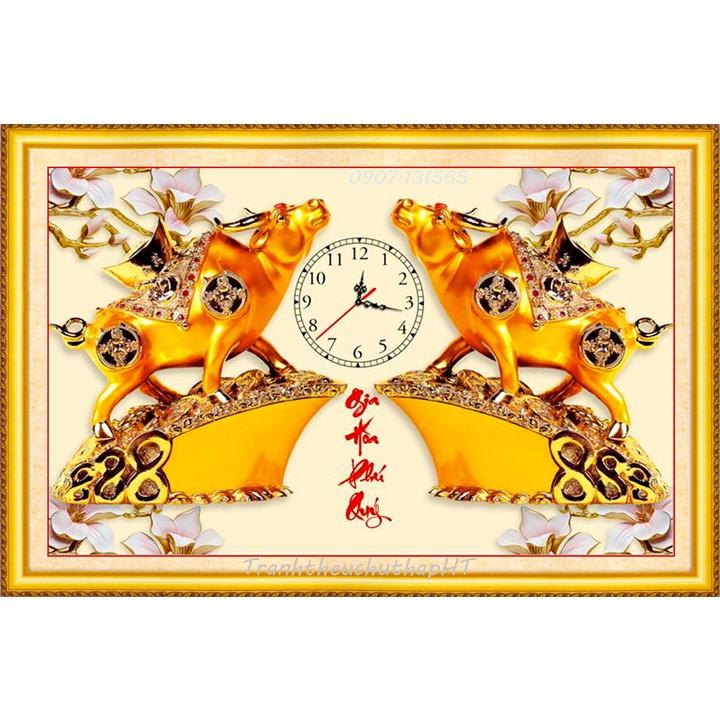 Tranh đính đá Gia hòa phú quý VS434 - tự đính