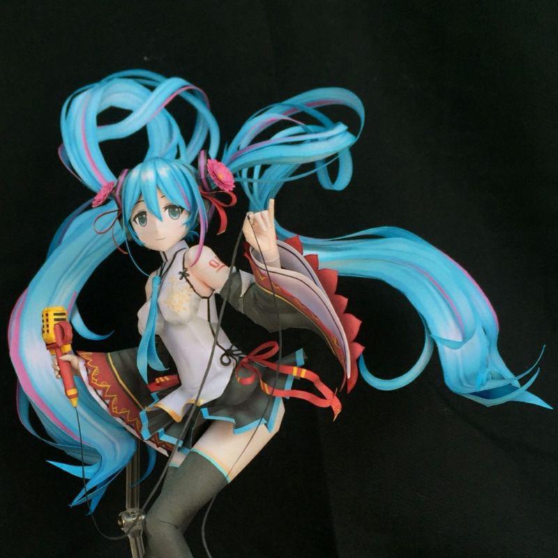 Mô hình giấy anime girl Alphamax Miku Expo 2019 Taiwan & Hong kong Ver.