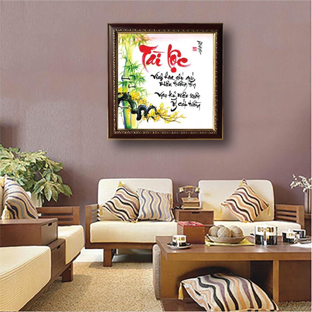 Tranh thư pháp tài lộc, quà tặng khai trương, tân gia