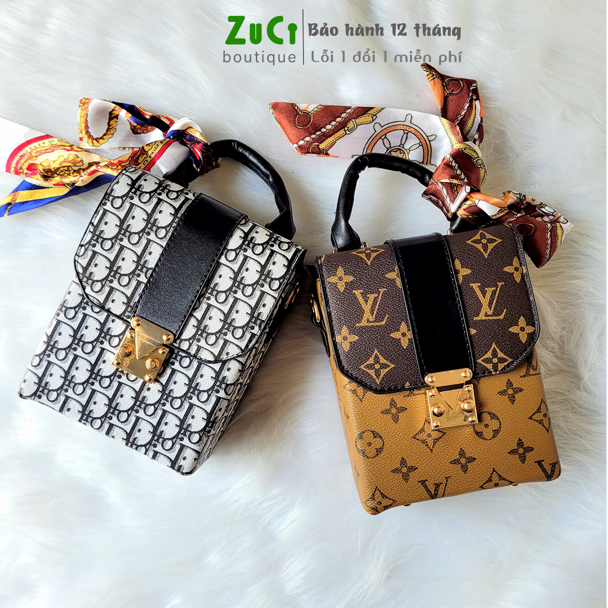Túi xách, túi đeo vai nữ ZuCi A11 size 17cm dáng cốp đi chơi, đi làm đựng điện thoại, mỹ phẩm